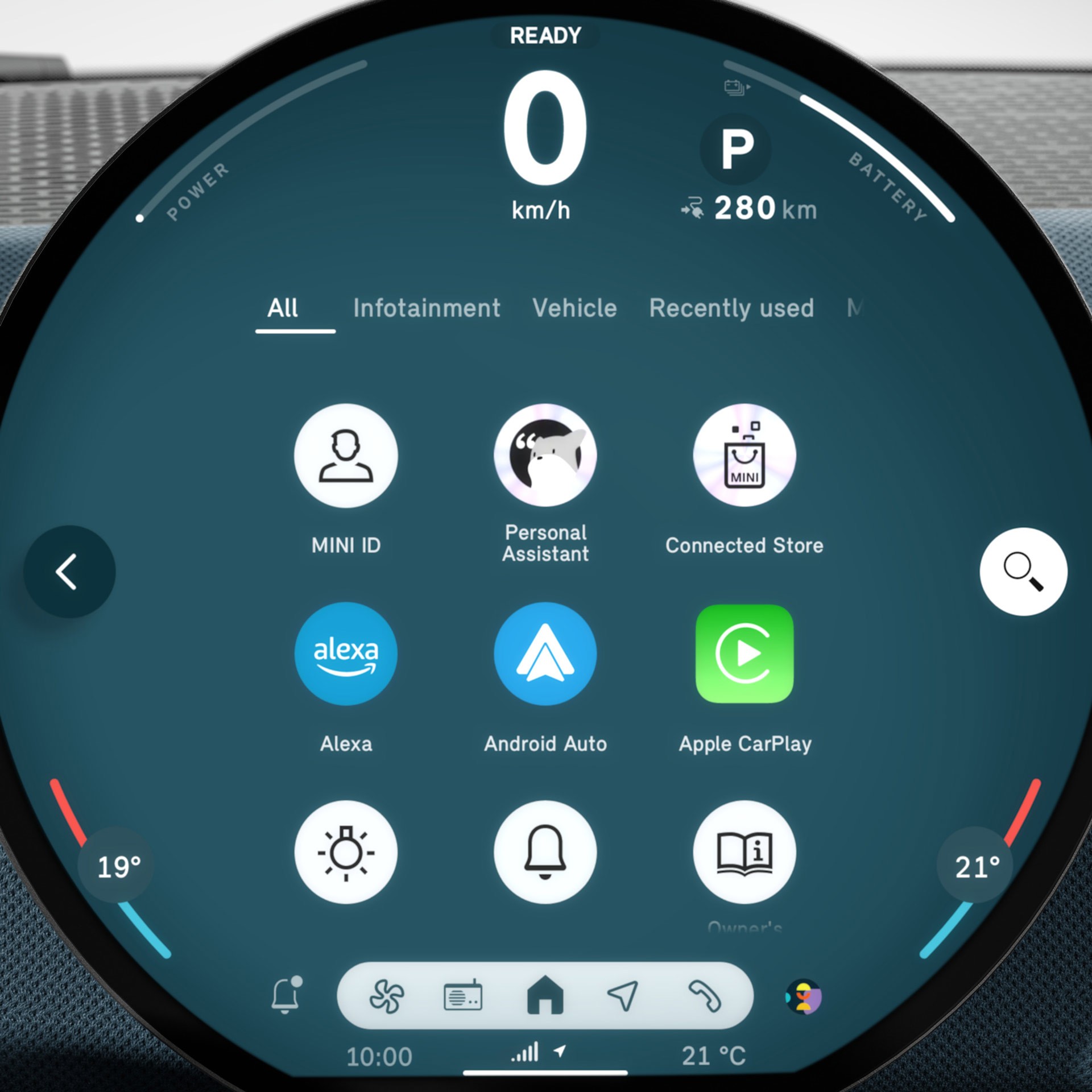 All-electric MINI Countryman - digital experience - mode 02